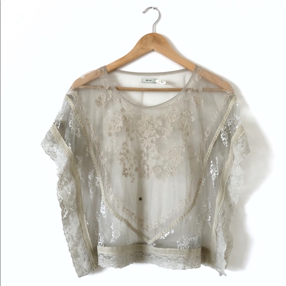 Urban Outfitters Tops - Sheer Romantic Lace Top